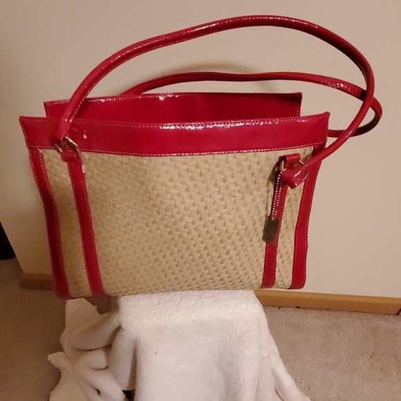 Sag Harbor Handbags - Sag Harbor straw shoulder bag